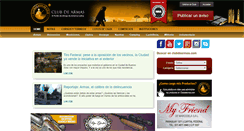 Desktop Screenshot of clubdearmas.com